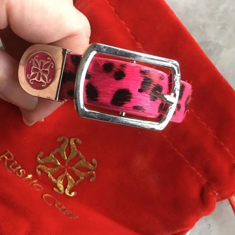 Rustic Cuff Fuschia Animal! - Picture 7 of 11